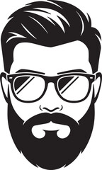 Man face hair style