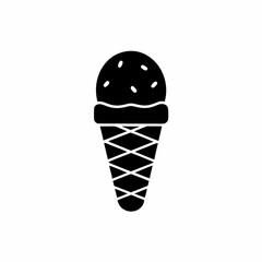 creative details Ice Cream Scoop Icon vector Illustration
