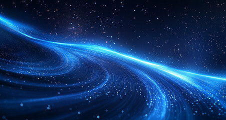Obraz premium Blue Abstract Light