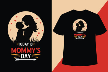Mother's Day T-shirt Design, Mother's Day, T-shirt Design