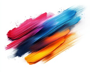 Artistic like icon with brushstroke textures, vibrant and unique 