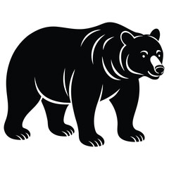 grizzly bear vector