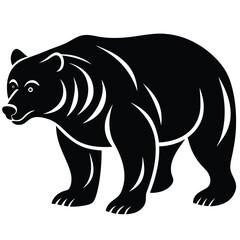 grizzly bear vector