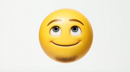 Smiling emoji face