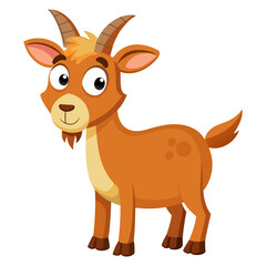 Fototapeta premium goat funny cartoon design image