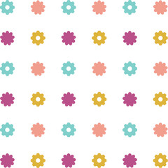 Seamless pattern with abstract shapes in a repeatable grid. Perfect for backgrounds, scrapbooking, packaging, digital papers, and creative projects.