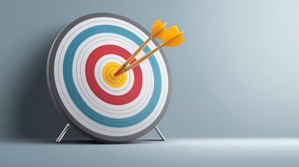 Target with arrows