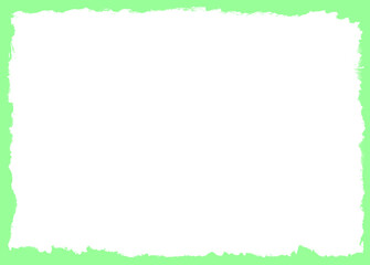 Black Ink Brush Frame – Edgy Grunge Border Design

