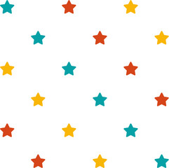 Seamless pattern with abstract shapes in a repeatable grid. Perfect for backgrounds, scrapbooking, packaging, digital papers, and creative projects.
