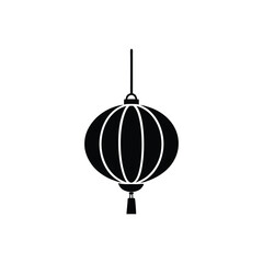 chinese new year lantern silhouette art