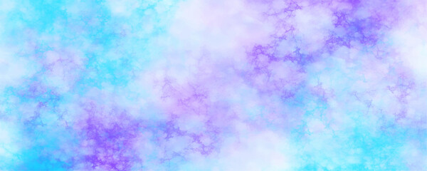 Dreamy abstract pastel blue and purple cloud background. aquarelle soft pastel blue watercolor for creative grunge art. Colorful paper textured ink effect grungy wet pastel illustration for design.
