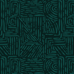 Trendy aesthetic abstract seamless pattern with geometric print. Minimalistic Organic brush stroke, ink texture. Simple design for wallpaper, textile, wrapping, packing, fabric, branding, decoration.
