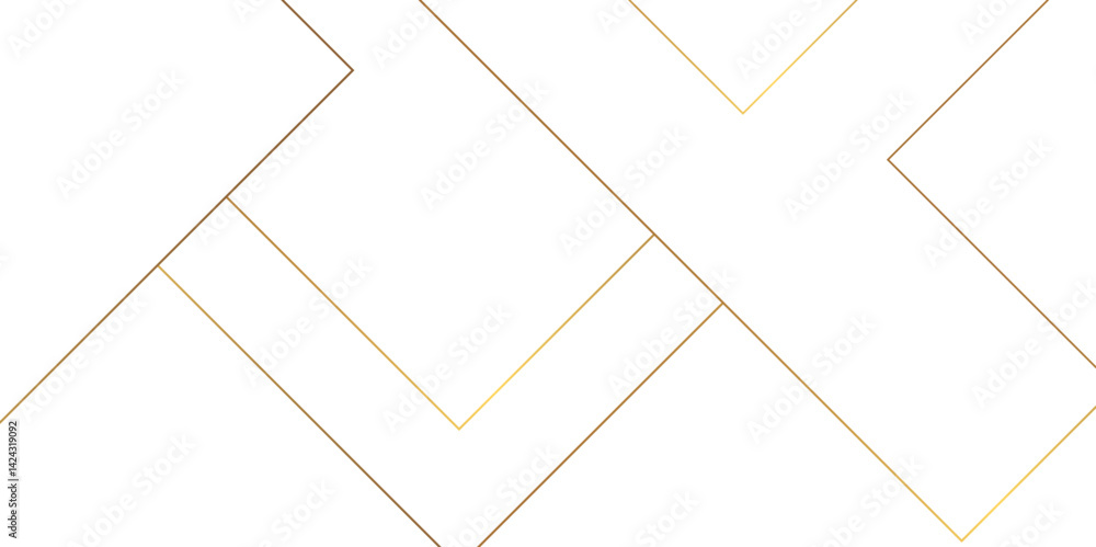 Aufkleber Abstract background golden square stock line background. abstract artistic of geometric background Gold gradient abstract seamless vector pattern. Minimal style website banner, decoration Vector.	