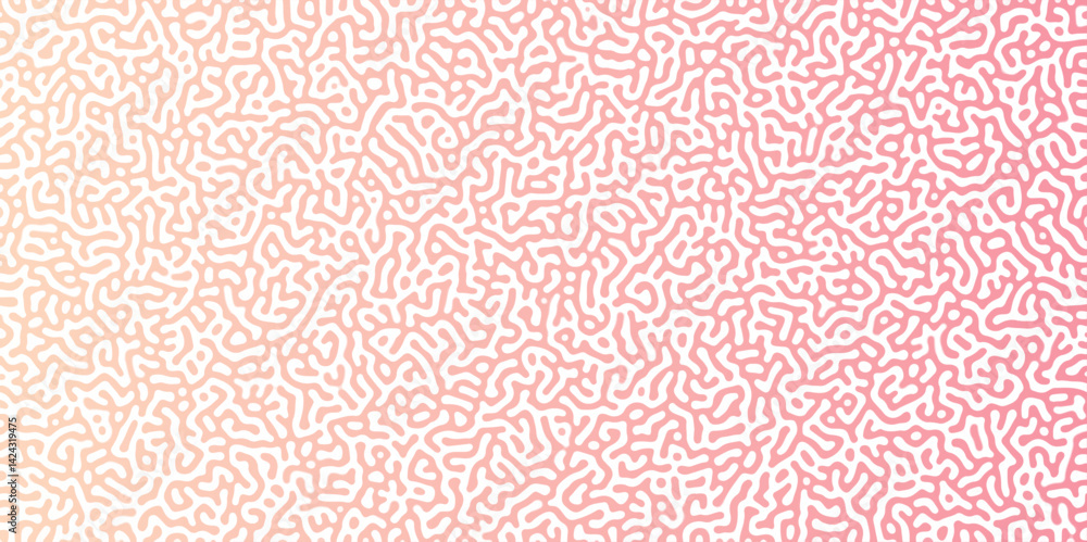 Leinwandbilder turing abstract pattern, suitable for any business. pink gradient color diffusion reaction seamless 