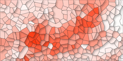 light pink and white crystallize abstract background light sweet vector illustration. black stoke colors stone tile pattern with shadows. Cement kitchen decor. abstract mosaic polygonal background.	