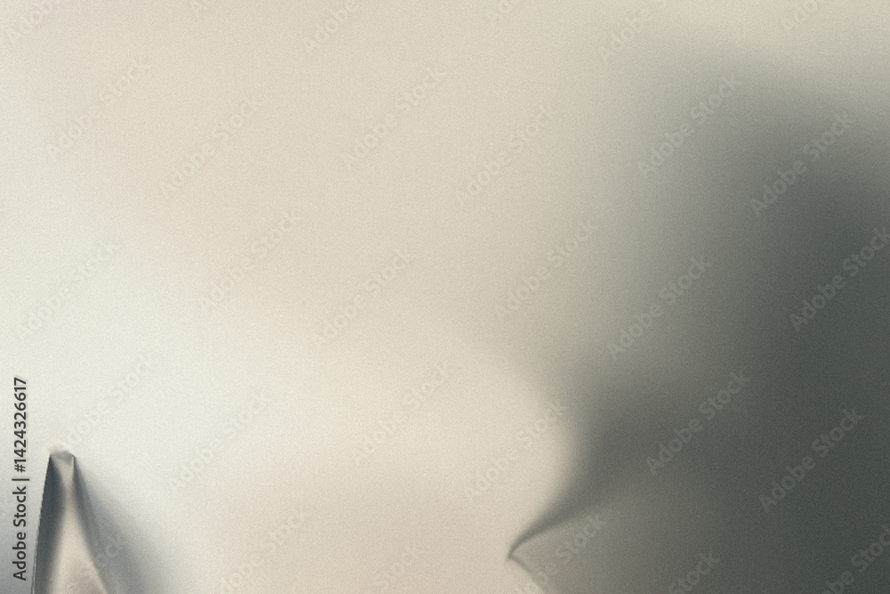 Poster a blurry abstract image featuring soft white and gray tones creating a subtle and ethereal atmospher
