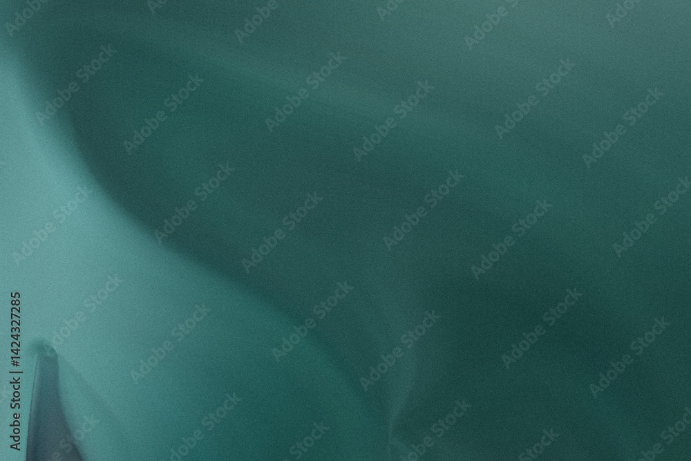 Poster abstract teal background with soft blurry texture and subtle gradient variations in tone and light