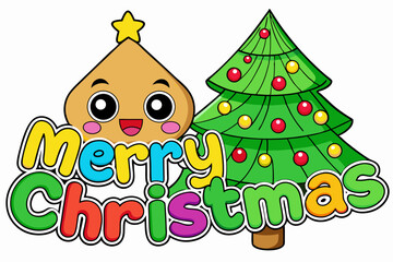 merry Christmas greeting card