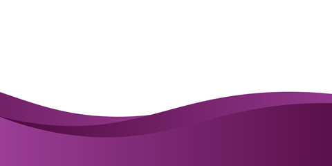 Curved Header and Footer Element. Vector Illustration