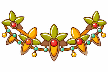 colorful easter eggs on white background