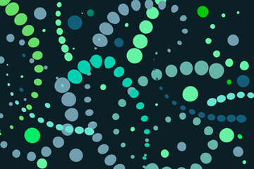 Abstract background in the form of spirals of circular elements for the design of covers, flyers,...