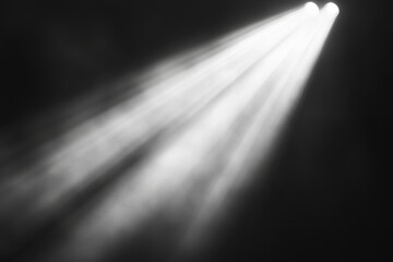 Stage lighting, spotlight beams