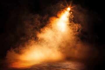 Stage Lighting with Smoky Effect