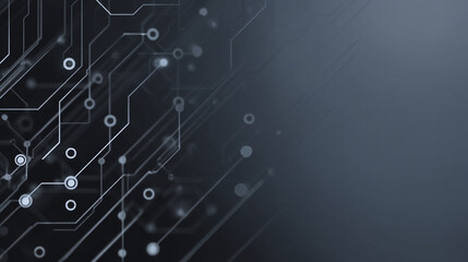 Digital technology silver color Business virtual concept background 