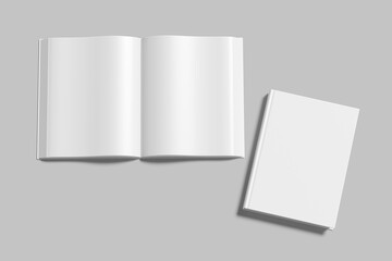 Hardcover Book Blank Mockup