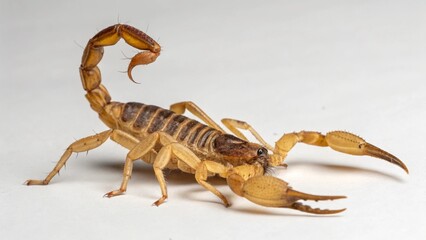 Bark Scorpion on studio background
