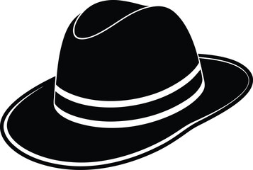 Detective hat  silhouette