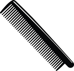comb on white background 