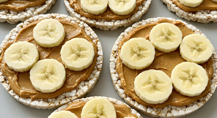 Wholesome Peanut Butter And Banana Rice Cakes For Healthy Snacking