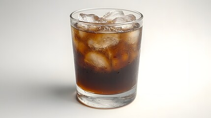 cola with ice