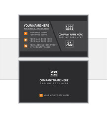 Obraz premium Modern Business card Graphic Design
