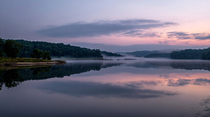 Fototapeta premium Lavender Haze Lake