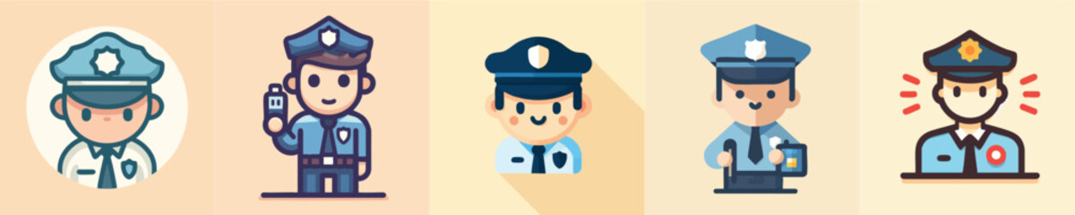 a police character vector