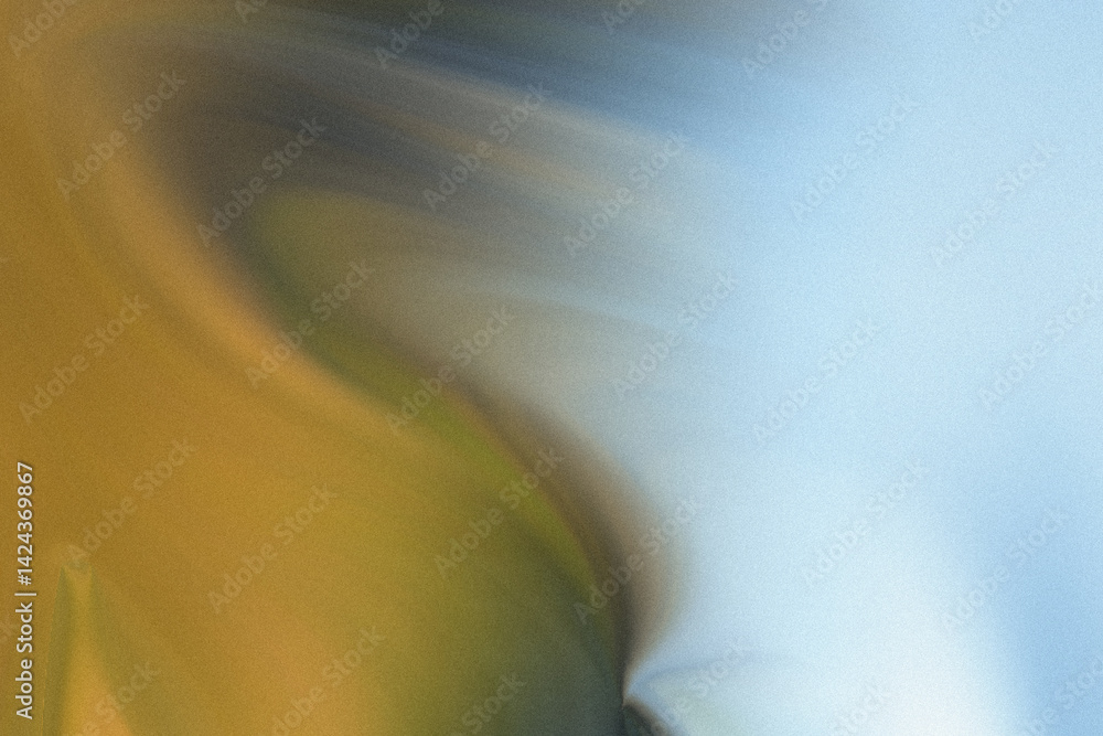 Poster a blurred abstract background featuring a blend of blue yellow and white colors creating a soft grad