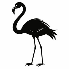 Obraz premium vector illustration of a flamingo