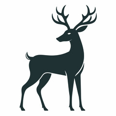 deer silhouette vector