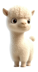PNG Alpaca animal alpaca cute.