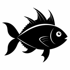 Fototapeta premium vector illustration of a fish