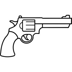 hand with gun