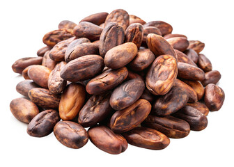 Obraz premium coffee beans on white background