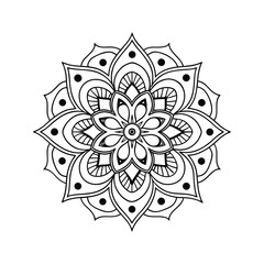 vector illustration of a mandala
