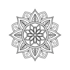 vector illustration of a mandala