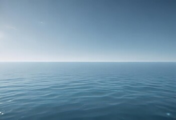 Obraz premium Soft, dreamy light blue gradient, evokes a tranquil underwater scene , ripple, meditation, smooth