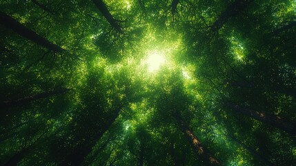 Obraz premium Lush Forest Canopy