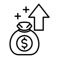 Profit Outline Icon