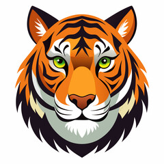 tiger head vector